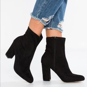 Madden Girl Suede Heeled Ankle Booties